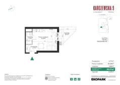 1 pokój, mieszkanie 26,27 m², parter, oferta nr 2, Karczewska 9, Warszawa, Praga Południe, Grochów, ul. Karczewska 9