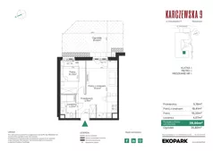 2 pokoje, mieszkanie 39,00 m², parter, oferta nr 4, Karczewska 9, Warszawa, Praga Południe, Grochów, ul. Karczewska 9