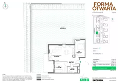 3 pokoje, mieszkanie 69,99 m², piętro 1, oferta nr B1-14, Forma Otwarta - Etap B, Kraków, Bronowice, Bronowice Wielkie, ul. Sosnowiecka