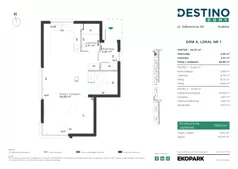 4 pokoje, mieszkanie 138,53 m², parter, oferta nr A1, Destino Domy, Kraków, Bronowice, Bronowice Małe, ul. Odlewnicza