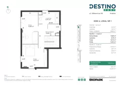 4 pokoje, mieszkanie 138,53 m², parter, oferta nr A1, Destino Domy, Kraków, Bronowice, Bronowice Małe, ul. Odlewnicza