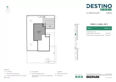 4 pokoje, mieszkanie 137,43 m², parter, oferta nr C1, Destino Domy, Kraków, Bronowice, Bronowice Małe, ul. Odlewnicza