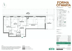 4 pokoje, mieszkanie 82,77 m², parter, oferta nr C2-1, Forma Otwarta - Etap C, Kraków, Bronowice, Bronowice Wielkie, ul. Sosnowiecka