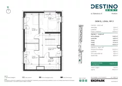 5 pokoi, mieszkanie 149,25 m², parter, oferta nr G2, Destino Domy, Kraków, Bronowice, Bronowice Małe, ul. Odlewnicza/Bakałarzy