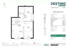5 pokoi, mieszkanie 139,35 m², parter, oferta nr B2, Destino Domy, Kraków, Bronowice, Bronowice Małe, ul. Odlewnicza