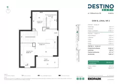 5 pokoi, mieszkanie 139,35 m², parter, oferta nr B2, Destino Domy, Kraków, Bronowice, Bronowice Małe, ul. Odlewnicza