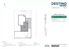 5 pokoi, mieszkanie 139,35 m², parter, oferta nr B2, Destino Domy, Kraków, Bronowice, Bronowice Małe, ul. Odlewnicza