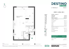5 pokoi, mieszkanie 149,19 m², parter, oferta nr F2, Destino Domy, Kraków, Bronowice, Bronowice Małe, ul. Odlewnicza
