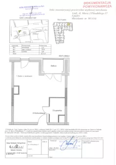 1 pokój, mieszkanie 32,14 m², piętro 4, oferta nr 4.6, Diasfera III, Łódź, Śródmieście, al. Piłsudskiego 37