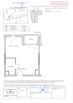 1 pokój, mieszkanie 33,06 m², piętro 5, oferta nr 5.2, Diasfera III, Łódź, Śródmieście, al. Piłsudskiego 37
