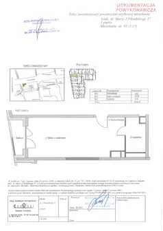 1 pokój, mieszkanie 35,06 m², piętro 5, oferta nr 5.17, Diasfera III, Łódź, Śródmieście, al. Piłsudskiego 37