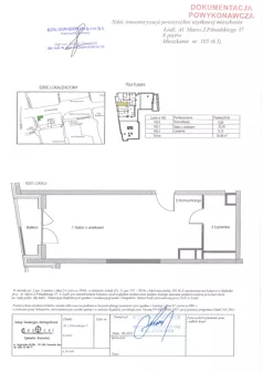 1 pokój, mieszkanie 34,98 m², piętro 6, oferta nr 6.5, Diasfera III, Łódź, Śródmieście, al. Piłsudskiego 37