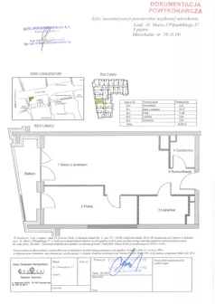 2 pokoje, mieszkanie 45,89 m², piętro 3, oferta nr 3.18, Diasfera III, Łódź, Śródmieście, al. Piłsudskiego 37