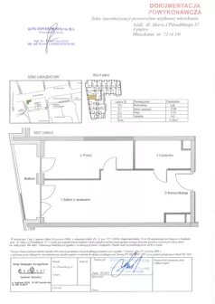 2 pokoje, mieszkanie 41,59 m², piętro 4, oferta nr 4.19, Diasfera III, Łódź, Śródmieście, al. Piłsudskiego 37
