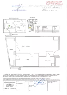 2 pokoje, mieszkanie 42,14 m², piętro 5, oferta nr 5.13, Diasfera III, Łódź, Śródmieście, al. Piłsudskiego 37
