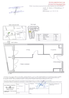 2 pokoje, mieszkanie 41,44 m², piętro 5, oferta nr 5.15, Diasfera III, Łódź, Śródmieście, al. Piłsudskiego 37