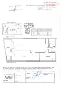 2 pokoje, mieszkanie 45,22 m², piętro 5, oferta nr 5.16, Diasfera III, Łódź, Śródmieście, al. Piłsudskiego 37