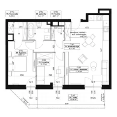 3 pokoje, mieszkanie 71,14 m², piętro 1, oferta nr D162, Dyfrakcja Łódzka, Łódź, Widzew, ul. Wodna 3