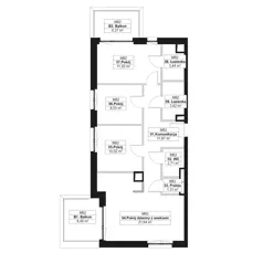 4 pokoje, mieszkanie 75,28 m², piętro 3, oferta nr F.M82, No to Naramowice, Poznań, Naramowice, Naramowice, ul. Maków Polnych