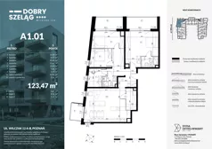 6 pokoi, mieszkanie 122,63 m², piętro 1, oferta nr A1.01, Dobry Szeląg, Poznań, Winogrady, Winogrady, ul. Wilczak 12A
