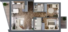3 pokoje, mieszkanie 68,27 m², piętro 6, oferta nr A503, Nad Odrą 3, Szczecin, Śródmieście, Łasztownia, ul. Celna 4