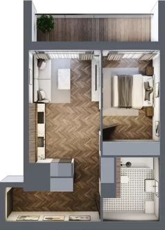 2 pokoje, mieszkanie 43,69 m², piętro 2, oferta nr A110, Nad Odrą 3, Szczecin, Śródmieście, Łasztownia, ul. Celna 4