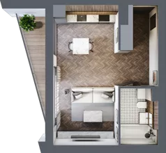 1 pokój, mieszkanie 32,56 m², piętro 2, oferta nr A101, Nad Odrą 3, Szczecin, Śródmieście, Łasztownia, ul. Celna 4