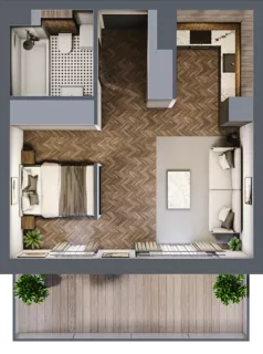 1 pokój, mieszkanie 33,97 m², piętro 3, oferta nr A213, Nad Odrą 3, Szczecin, Śródmieście, Łasztownia, ul. Celna 4