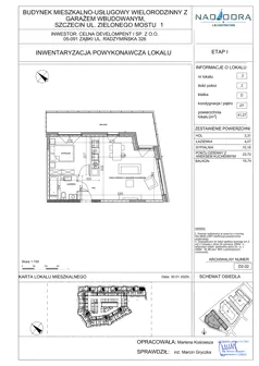 2 pokoje, mieszkanie 41,27 m², piętro 1, oferta nr D2.02, Nad Odrą, Szczecin, Śródmieście, Łasztownia, ul. Celna 4