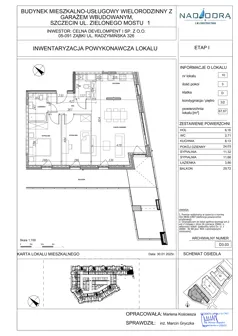 3 pokoje, mieszkanie 67,87 m², piętro 2, oferta nr D3.03, Nad Odrą, Szczecin, Śródmieście, Łasztownia, ul. Celna 4