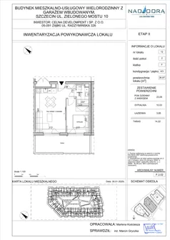 2 pokoje, apartament 36,67 m², piętro 3, oferta nr F.3.02, Nad Odrą, Szczecin, Śródmieście, Łasztownia, ul. Celna 4