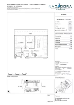 3 pokoje, mieszkanie 49,91 m², piętro 9, oferta nr A802, Nad Odrą 3, Szczecin, Śródmieście, Łasztownia, ul. Celna 4