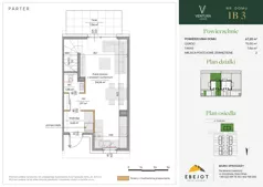Dom 63,08 m², oferta nr 1B3, Ventura Verde II, Stara Wieś, ul. Grodziska