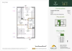 Dom 63,08 m², oferta nr 1B3, Ventura Verde II, Stara Wieś, ul. Grodziska