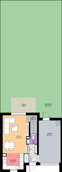 Dom 105,33 m², oferta nr VG4, Ventura Verde III, Stara Wieś, ul. Grodziska