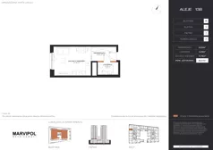 1 pokój, apartament 28,07 m², piętro 1, oferta nr A/M007, Aleje 138, Warszawa, Ochota, Stara Ochota, ul. Aleje Jerozolimskie 138