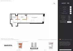 1 pokój, apartament 39,04 m², piętro 5, oferta nr A/M036, Aleje 138, Warszawa, Ochota, Stara Ochota, ul. Aleje Jerozolimskie 138