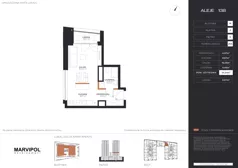1 pokój, apartament 34,34 m², piętro 5, oferta nr B/M253, Aleje 138, Warszawa, Ochota, Stara Ochota, ul. Aleje Jerozolimskie 138