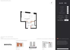 1 pokój, apartament 25,88 m², piętro 5, oferta nr B/M254, Aleje 138, Warszawa, Ochota, Stara Ochota, ul. Aleje Jerozolimskie 138
