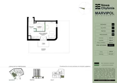 1 pokój, apartament 29,92 m², parter, oferta nr A/A1-0-04, Nowa Chylonia, Gdynia, Chylonia, Chylonia, ul. Pucka 4