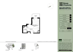 1 pokój, apartament 25,70 m², piętro 4, oferta nr C/C-4-04, Nowa Chylonia, Gdynia, Chylonia, Chylonia, ul. Pucka 4