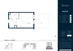 1 pokój, mieszkanie 28,04 m², piętro 4, oferta nr A/M070, Riviera 5, Warszawa, Białołęka, Żerań, ul. Żubowiecka