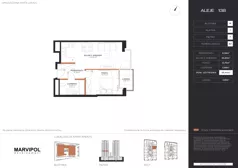 2 pokoje, apartament 49,44 m², piętro 7, oferta nr A/M063, Aleje 138, Warszawa, Ochota, Stara Ochota, ul. Aleje Jerozolimskie 138