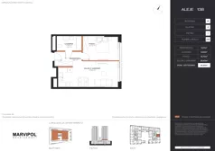 2 pokoje, apartament 48,89 m², piętro 1, oferta nr B/M216, Aleje 138, Warszawa, Ochota, Stara Ochota, ul. Aleje Jerozolimskie 138