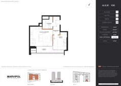 2 pokoje, apartament 42,77 m², piętro 3, oferta nr B/M234, Aleje 138, Warszawa, Ochota, Stara Ochota, ul. Aleje Jerozolimskie 138