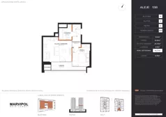 2 pokoje, apartament 42,77 m², piętro 6, oferta nr B/M260, Aleje 138, Warszawa, Ochota, Stara Ochota, ul. Aleje Jerozolimskie 138