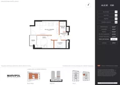 2 pokoje, apartament 49,13 m², piętro 6, oferta nr B/M263, Aleje 138, Warszawa, Ochota, Stara Ochota, ul. Aleje Jerozolimskie 138