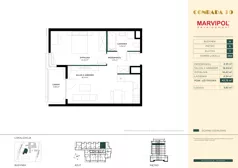 2 pokoje, apartament 42,75 m², piętro 6, oferta nr 1/A063, Conrada 30, Warszawa, Bielany, Chomiczówka, ul. Josepha Conrada 30