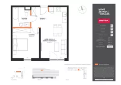 2 pokoje, mieszkanie 47,98 m², piętro 10, oferta nr B/B-10-15-K3, Nowe Żerniki, Wrocław, Żerniki, ul. Kosmonautów / al. Architektów