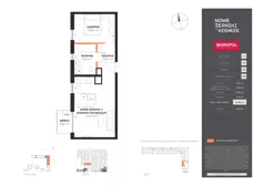 2 pokoje, mieszkanie 44,38 m², piętro 4, oferta nr A/A-04-04-K1, Nowe Żerniki, Wrocław, Żerniki, ul. Kosmonautów / al. Architektów